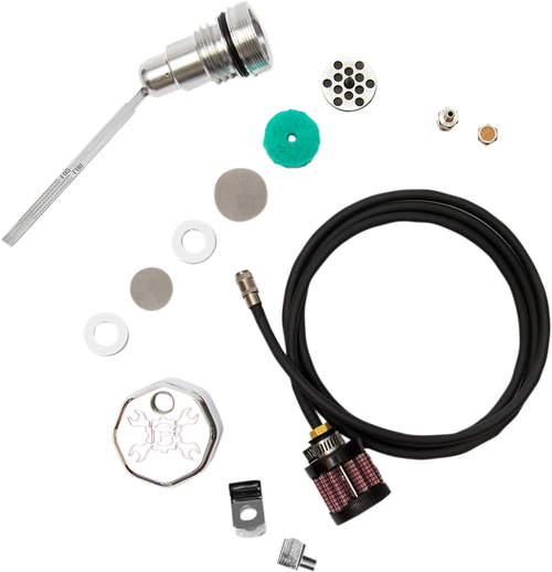 FEULING PARTS - 3089 - Vented Dipstick - Polished - Dyna