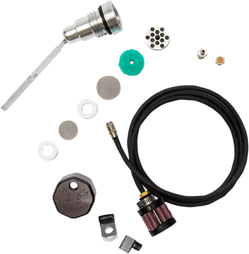 FEULING PARTS - 3090 - Vented Dipstick - Black - Dyna