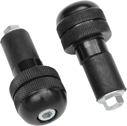 K&S TECHNOLOGIES - 15-6005 - Bar End - Anti-Vibrating - Black