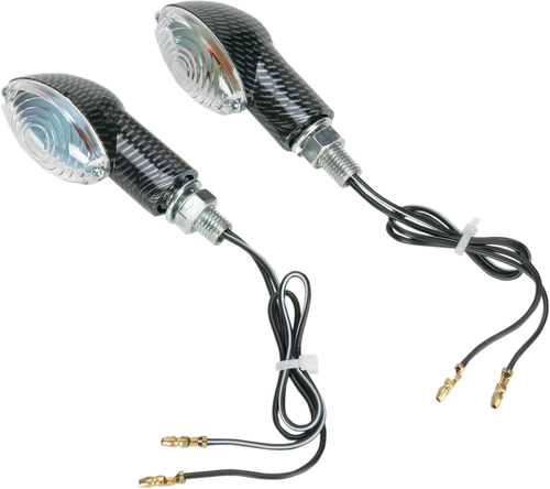 K&S TECHNOLOGIES - 25-8361 - Ultra Mini Marker Lights - Carbon/Clear