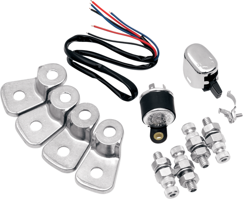 K&S TECHNOLOGIES - 25-9000 - Turn Signal Wiring Kit w/ Brackets - Universal