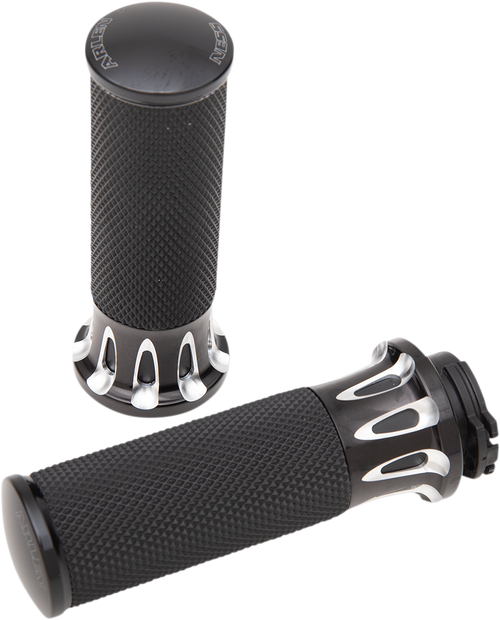 ARLEN NESS - 07-317 - Fusion Deep Cut Grips - Cable - Black