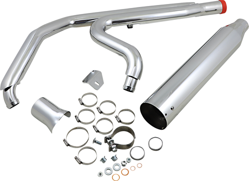 KHROME WERKS - 200770 - 2:1 Outlaw Exhaust - Chrome