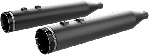KHROME WERKS - 202840 - Mufflers - Black with Tracer Tip