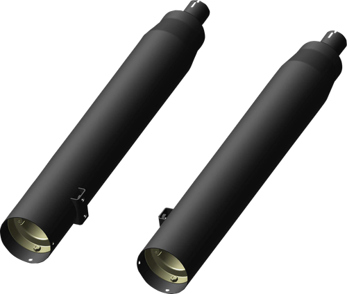 KHROME WERKS - 202235 - 4-1/2" War Hammer Mufflers - Black
