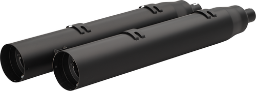 KHROME WERKS - 202225 - 4-1/2" War Hammer Mufflers - Black