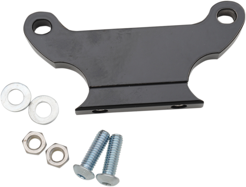 LA CHOPPERS - LA-7390-02B - T-Bar Gauge Mount - Gloss Black - 1.5" Diameter