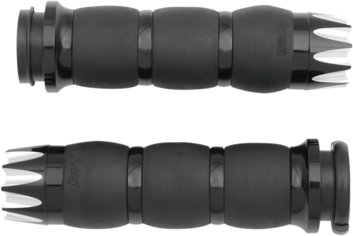 AVON GRIPS - AIR-96-AN-FL-EX - Excalibur Velvet Air Grips - TBW - Black