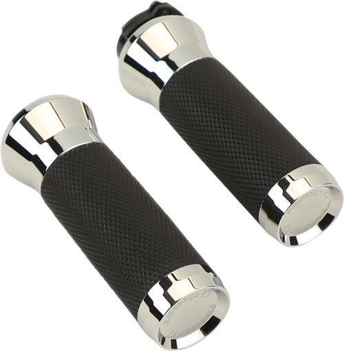 LA CHOPPERS - LA-7492-00 - Grips - TBW - Chrome