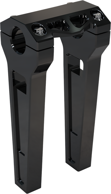 LA CHOPPERS - LA-7480-08B - Risers - Straight - 8" x 1-1/4" - Black Anodized