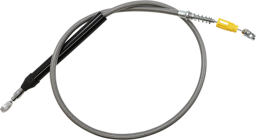 LA CHOPPERS - LA-8155C16 - Clutch Cable - Quick Connect - 15" - 17" Ape Hanger Handlebars - Stainless Steel