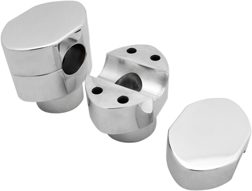 LA CHOPPERS - LA-7410-02 - Risers - Springer - Chrome