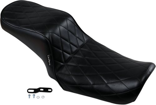LE PERA - LK-021DM - Cherokee Seat - Diamond Pleated - Black - FL/FX '06-'17