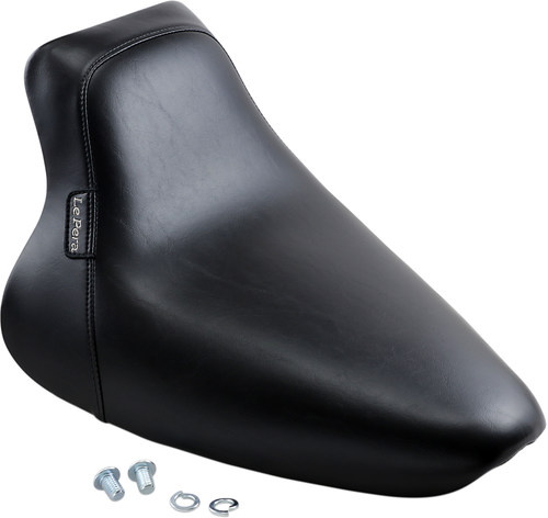 LE PERA - LGX-007 - Bare Bones Solo Seat - Smooth - Black - Softail '00-'07