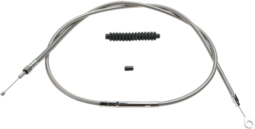 BARNETT - 102301000706 - High-Efficiency Stainless Steel Clutch Cable for Harley-Davidson - +6" - Dyna/Softail