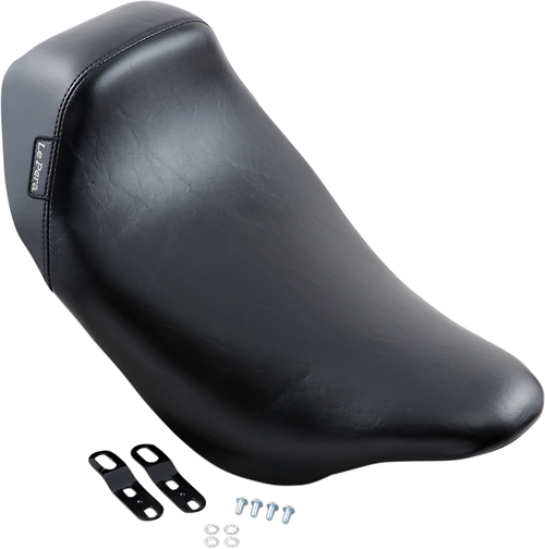 LE PERA - LK-005 - Bare Bones Solo Seat - Smooth - Black - FL '08-'23