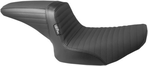 LE PERA - L-598PTGP - Kickflip Seat - Pleated w/ Gripp Tape - Black - FXR '82-'94