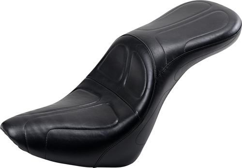 LE PERA - LYX-910DL - Maverick Daddy Long Legs Seat - Black - Stitched - Softail '18-'23