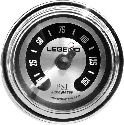 LEGEND SUSPENSION - 2212-0492 - Fairing Mounted LED Backlit PSI Gauges - Spun Aluminum