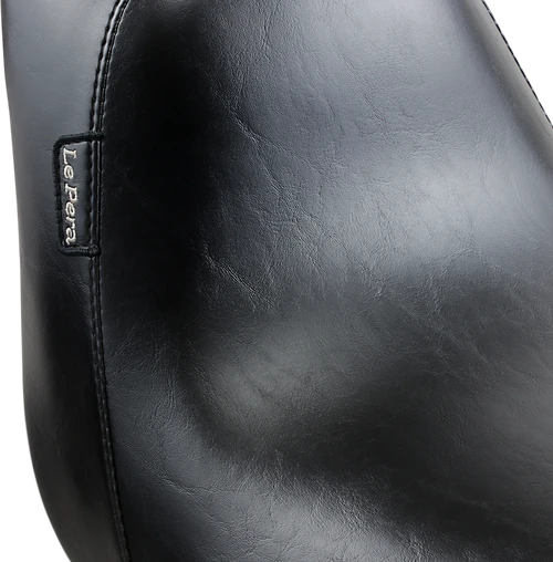 LE PERA - LK-007 - Bare Bones Solo Seat - Smooth - Black - FL/FX '06-'17