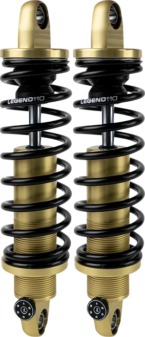 LEGEND SUSPENSION - 1310-1744 - REVO-A Adjustable Dyna Coil Suspension - Gold - Standard - 14"