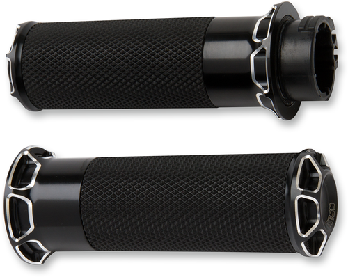 ARLEN NESS - 07-331 - Beveled Grips - Cable - Black