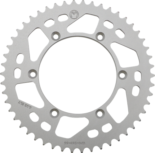 MOOSE OFFROAD - 1211-1588 - Rear Sprocket - Aluminum - 50 Tooth - Silver - Yamaha