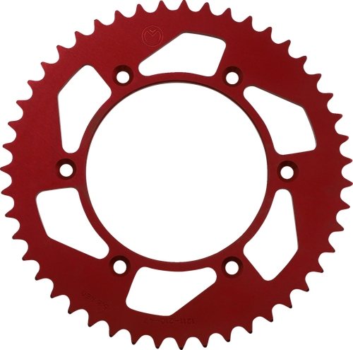 MOOSE OFFROAD - 1211-1632 - Rear Sprocket - Aluminum - 47 Tooth - Red - Honda
