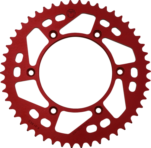 MOOSE OFFROAD - 1211-1635 - Rear Sprocket - Aluminum - 50 Tooth - Red - Honda