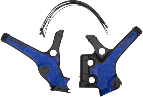 ACERBIS - 2736391004 - X-Grip Frame Guards - Black/Blue - YZ 85
