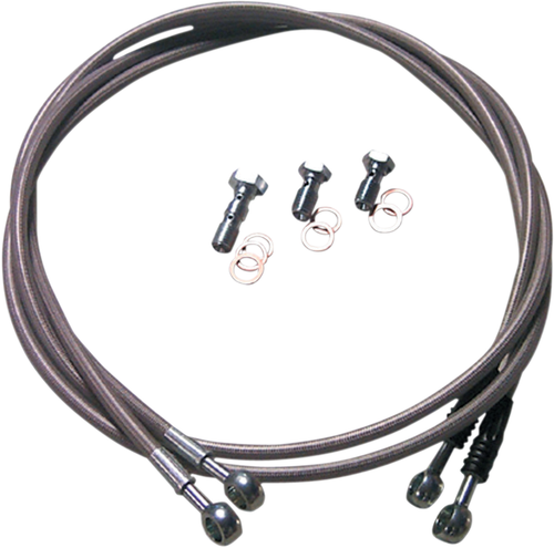 LONE STAR RACING/TECH 5 IND. - 30-54 - Brake Line - Front - Universal