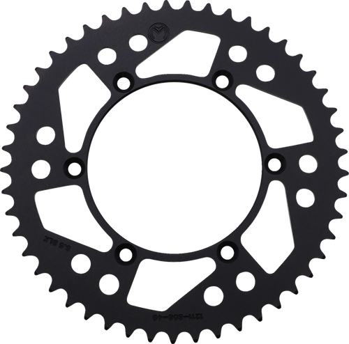 MOOSE OFFROAD - 1211-1480 - Rear Sprocket - Aluminum - 49 Tooth - Black - Kawasaki/Suzuki