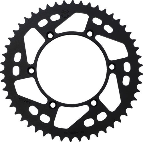 MOOSE OFFROAD - 1211-1481 - Rear Sprocket - Aluminum - 50 Tooth - Black - Kawasaki/Suzuki