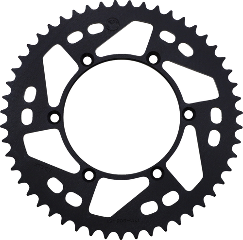 MOOSE OFFROAD - 1211-1482 - Rear Sprocket - Aluminum - 51 Tooth - Black - Kawasaki/Suzuki