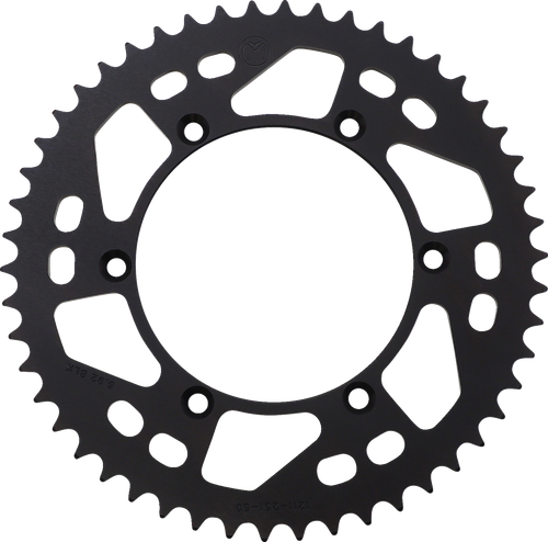 MOOSE OFFROAD - 1211-1490 - Rear Sprocket - Aluminum - 50 Tooth - Black - Yamaha