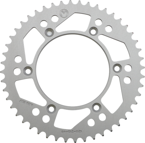 MOOSE OFFROAD - 1211-1513 - Rear Sprocket - Aluminum - 48 Tooth - Silver - Honda