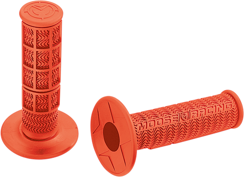 MOOSE OFFROAD - 0630-0393 - Flange Style Stealth MX Grips - Orange