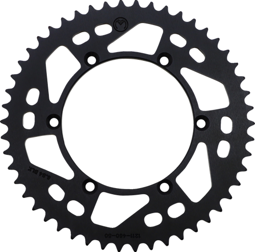 MOOSE OFFROAD - 1211-1467 - Rear Sprocket - Aluminum - 50 Tooth - Black - Kawasaki/Suzuki
