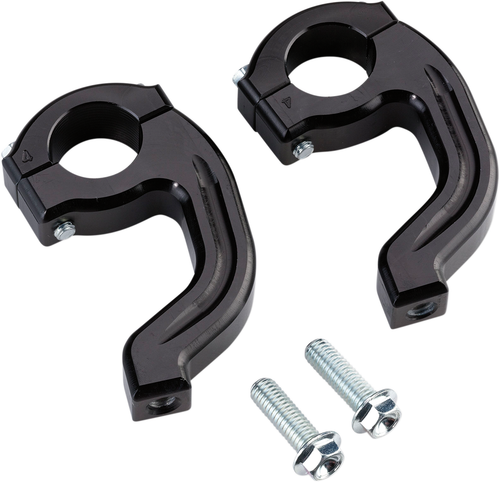 MOOSE OFFROAD - 0635-1499 - Replacement Contour Handguard Inner Mount Clamp - Pro Taper - Black