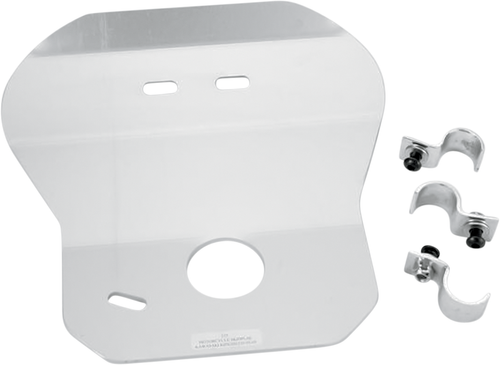 MOOSE OFFROAD - M217 - Skid Plate - Silver - Kawasaki - KDX 200/220
