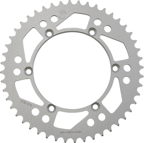 MOOSE OFFROAD - 1211-1563 - Rear Sprocket - Aluminum - 48 Tooth - Silver - Kawasaki/Suzuki