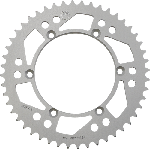 MOOSE OFFROAD - 1211-1563 - Rear Sprocket - Aluminum - 48 Tooth - Silver - Kawasaki/Suzuki