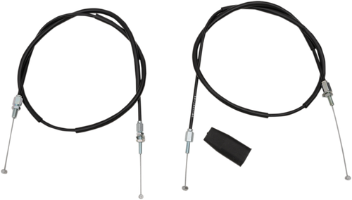 MOOSE OFFROAD - 0650-1709 - Black Vinyl Throttle Cable - 36-1/4" - Honda