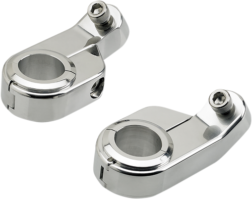 BILTWELL - 6903-105 - O/S Speed Clamps - Chrome - Angled