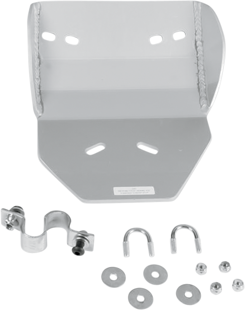 MOOSE OFFROAD - M240 - Skid Plate - Silver - Yamaha - YZ 80/85