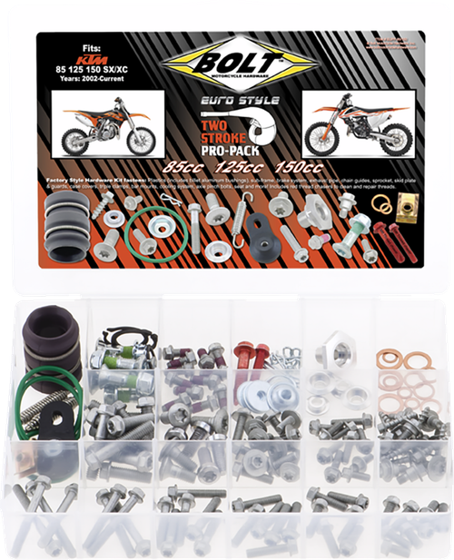 BOLT - EUPP-85/150 - Hardware - Pro Pack - European - Gas Gas/KTM/Husqvarna 85/105/125/150