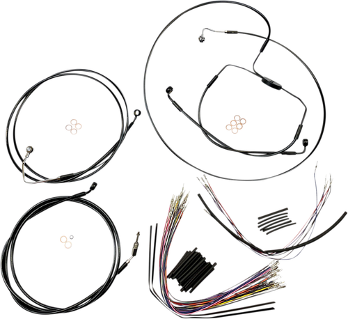 MAGNUM SHIELDING - 486001 - Control Cable Kit - XR - Black