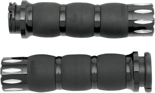 AVON GRIPS - AIR-96-ANO-RIV - Rival Velvet Air Grips - Black