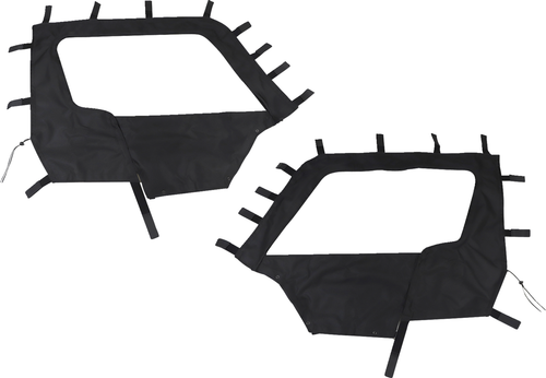 MOOSE OFFROAD - 0521-1936 - Side Enclosure - Black - Yamaha - Wolverine-UTV '24-'25