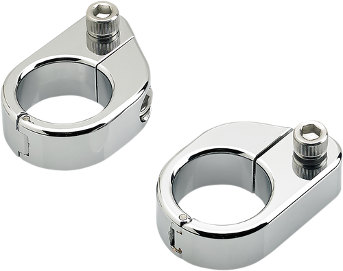 BILTWELL - 6907-105 - O/S Speed Clamps - Chrome - Straight